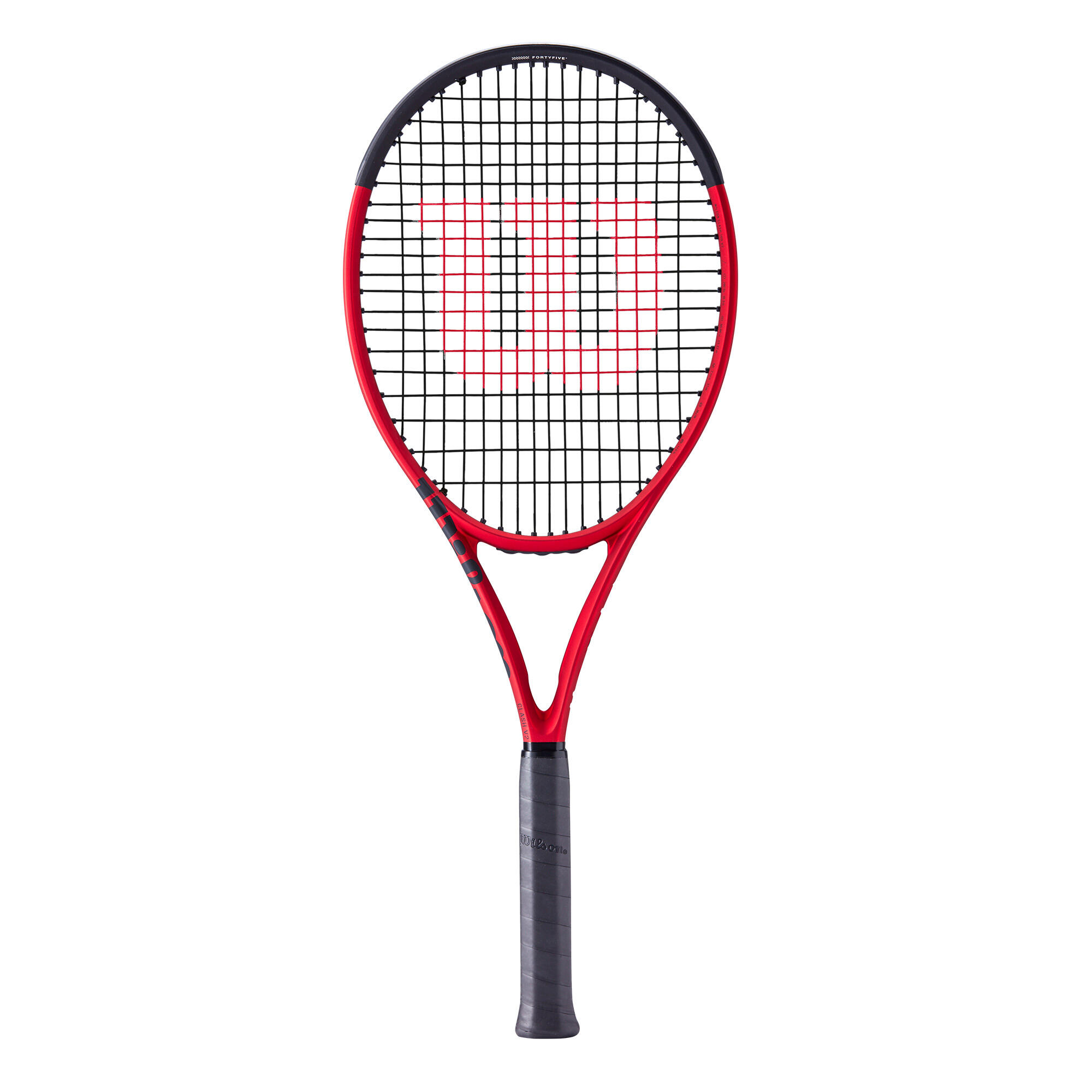 Rachetă Tenis WILSON CLASH 100L V2.0 295g Negru-Roșu Adulți