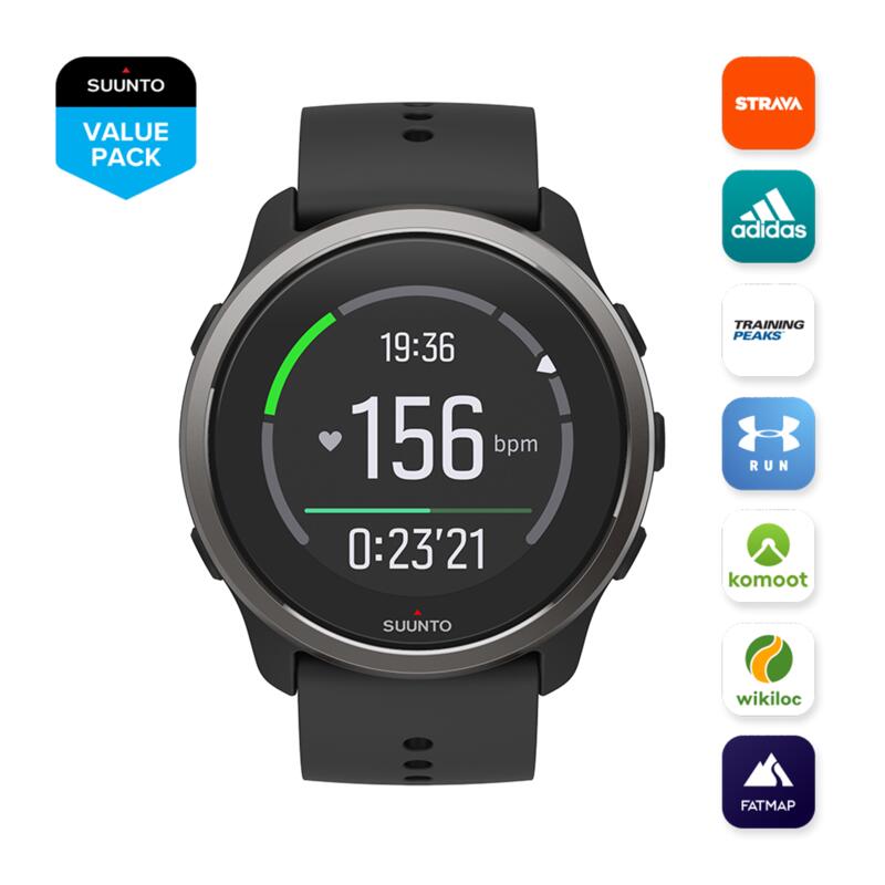 Ceas Smartwatch Alergare GPS Suunto 5 Peak Negru 