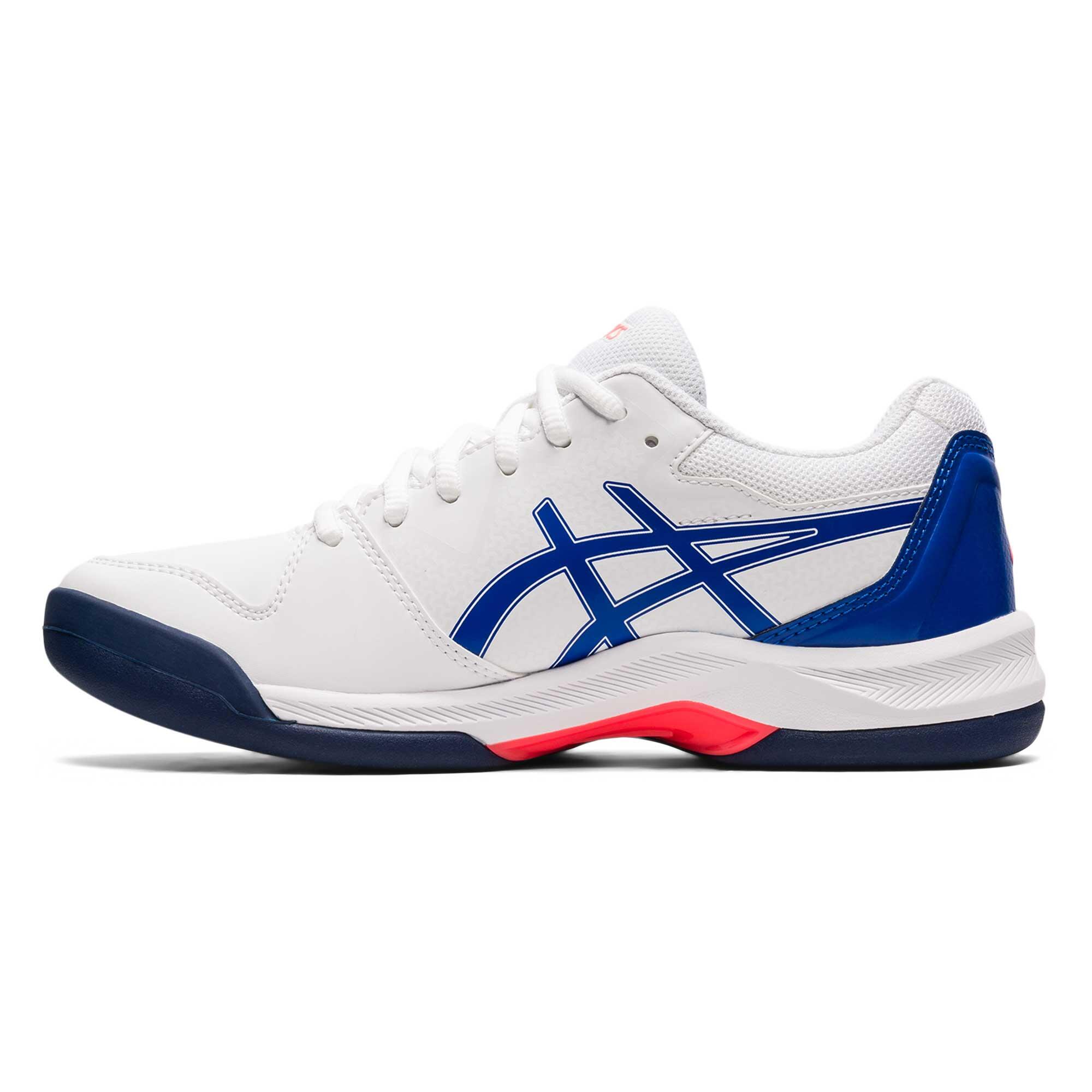 Tennisschoenen voor dames Gel Dedicate tapijt wit marineblauw | ASICS |  Decathlon.nl
