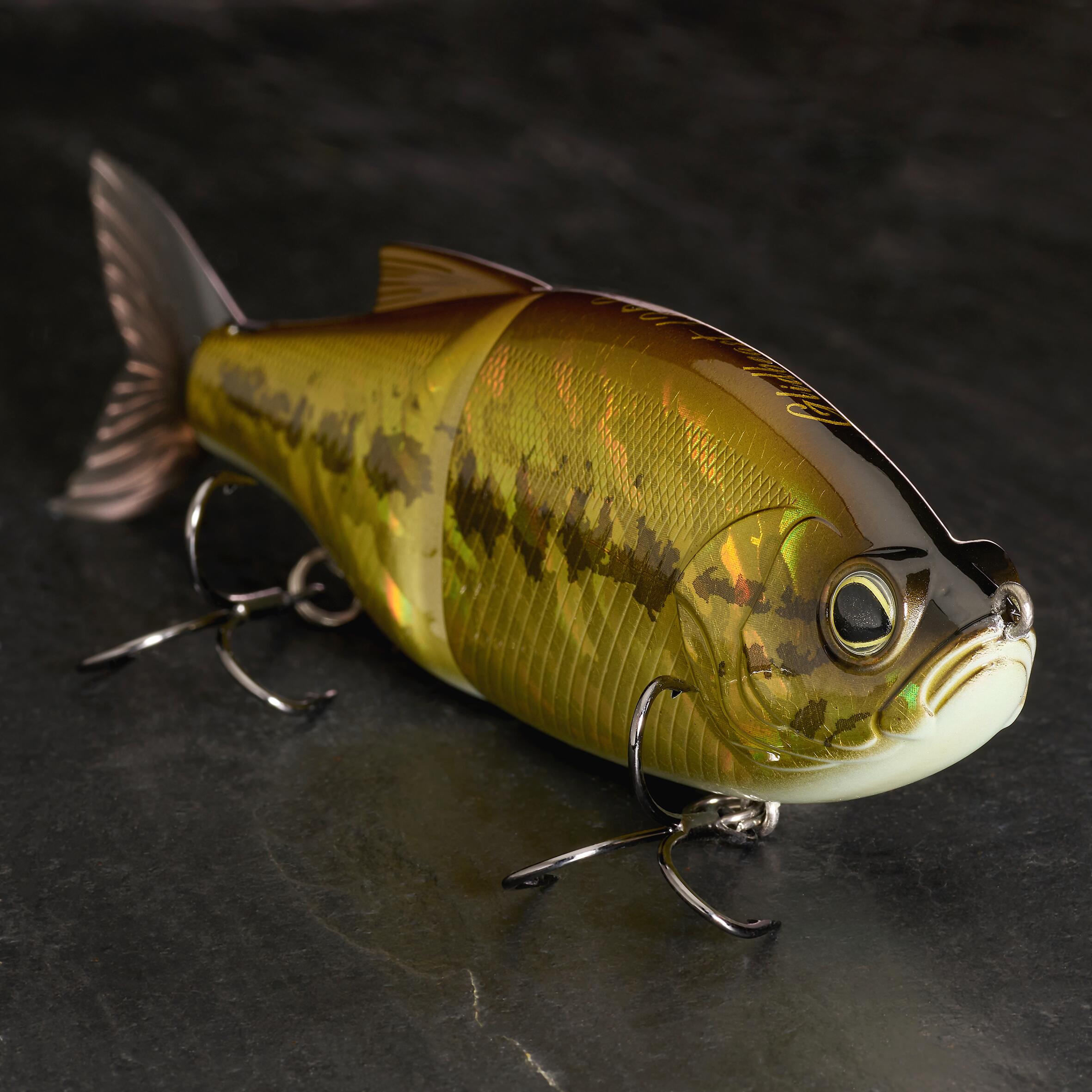 DECATHLON Prívlačová nástraha Biwaa Glidbeast 120S Blackbass bez · záber 3
