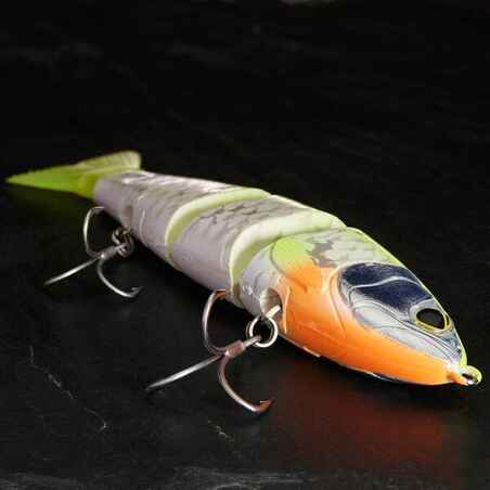 LURE FISHING FOR PIKE BIWAA SWIMSTRAP 145S YELLOW BACK