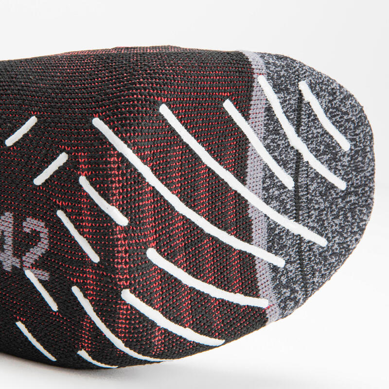 成人款防滑中高筒橄欖球襪 R520 - 黑色