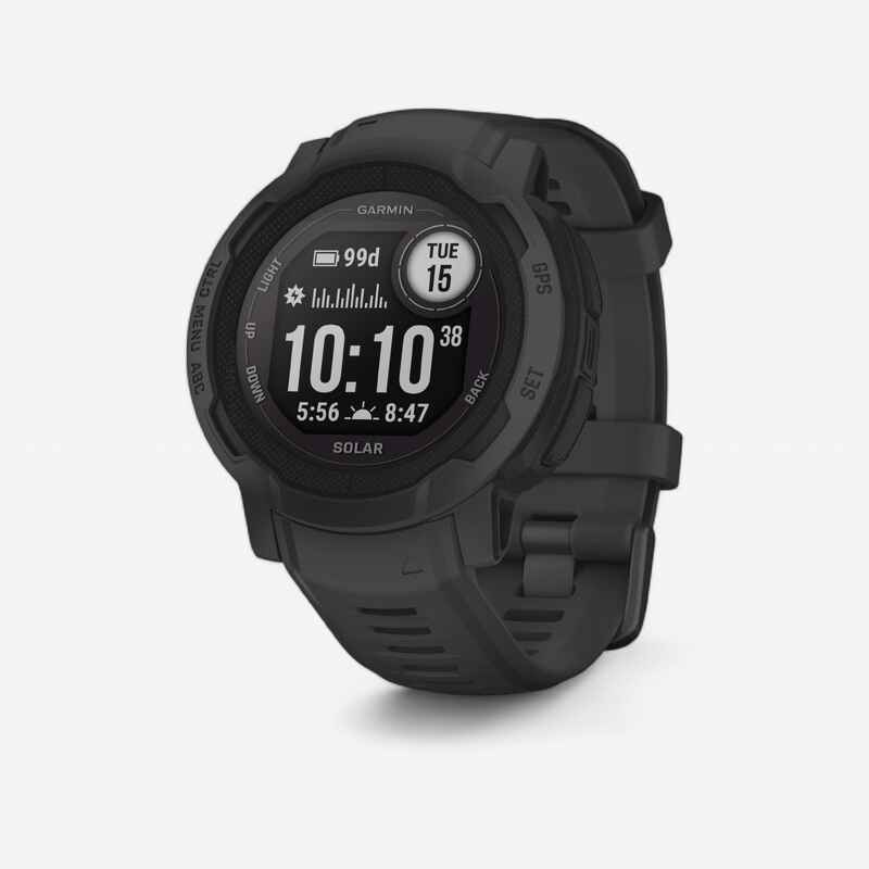 GPS-Uhr Smartwatch robust mit Solarglas