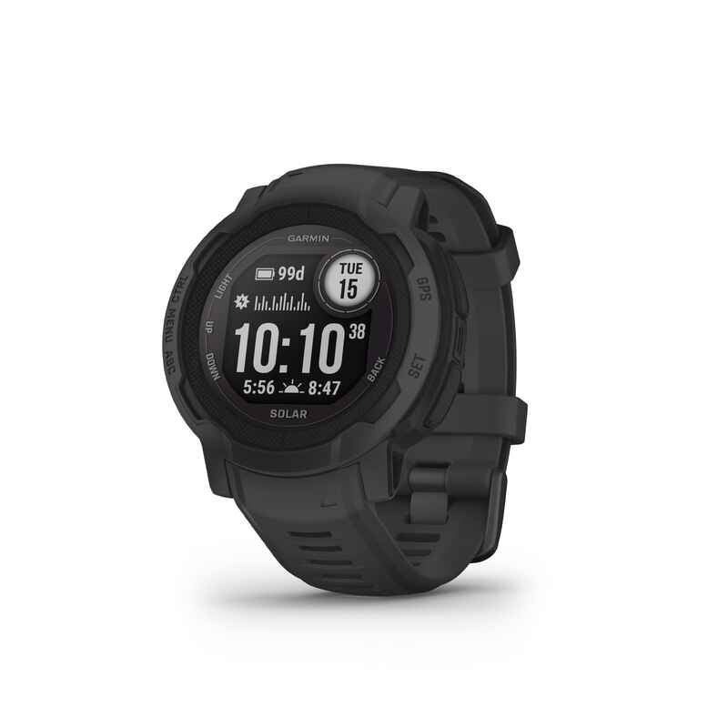 GPS-Uhr Smartwatch robust mit Solarglas Media 1