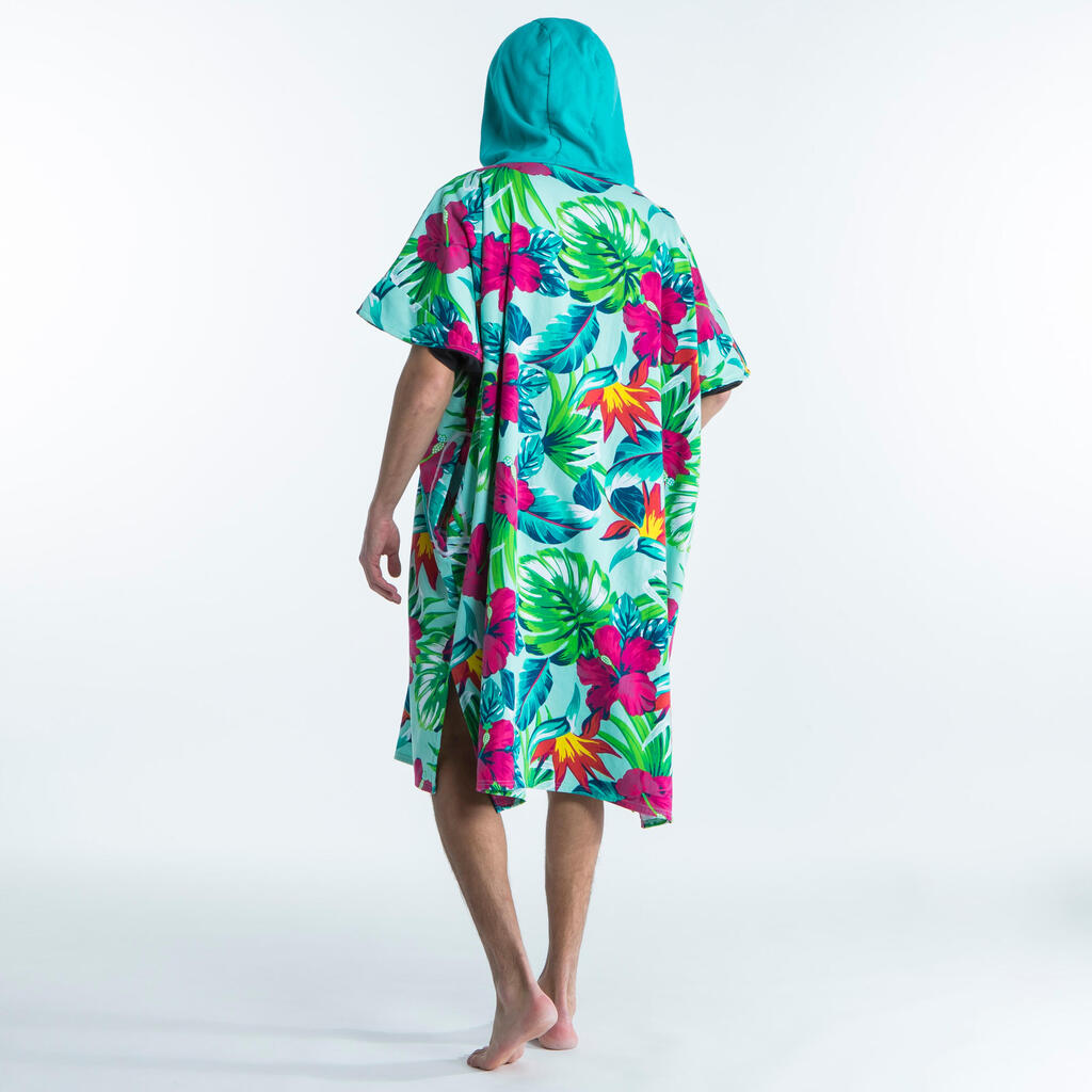 ADULT SURF PONCHO 500 Print - Bora