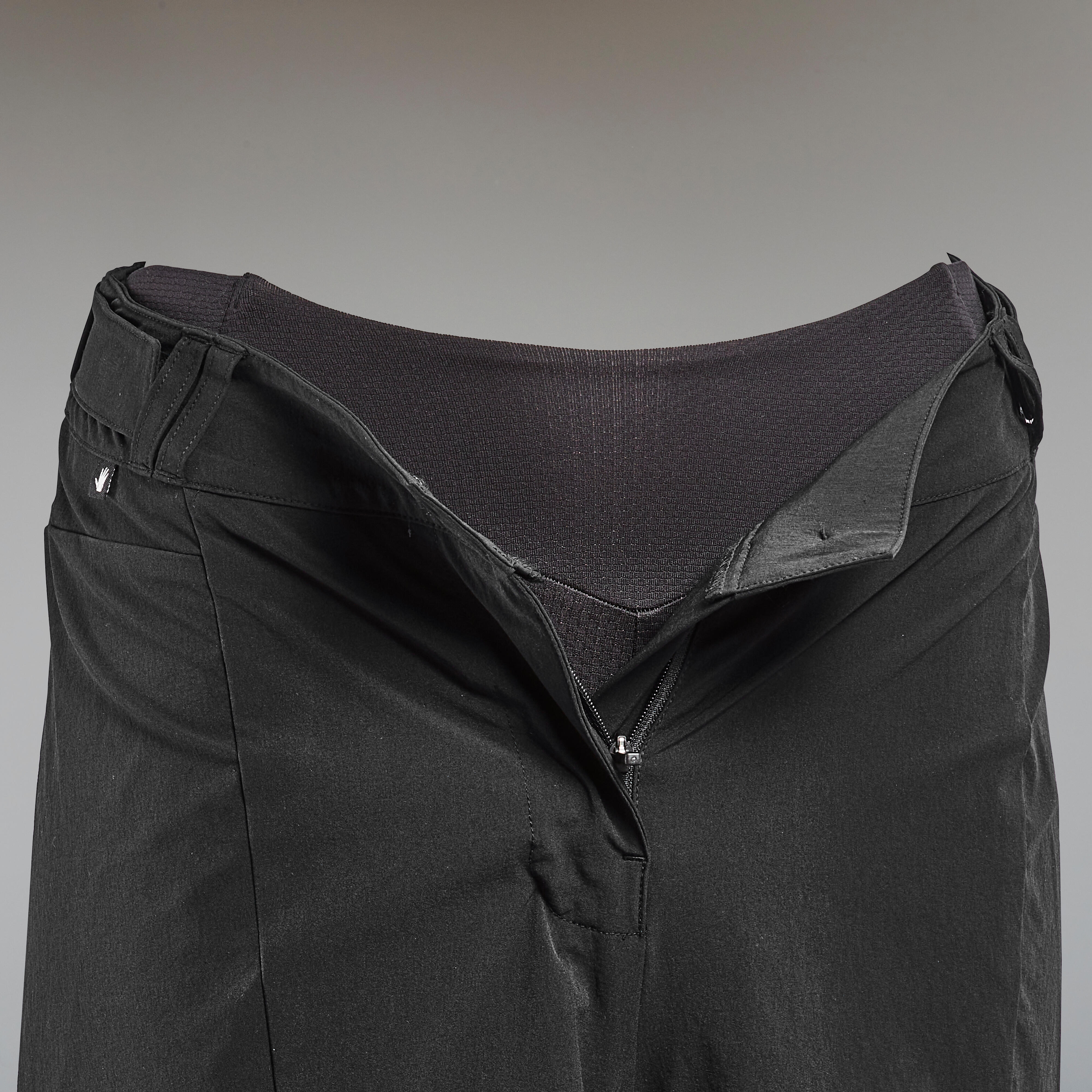Women's Mountain Biking Shorts - EXPL 500 Black - ROCKRIDER