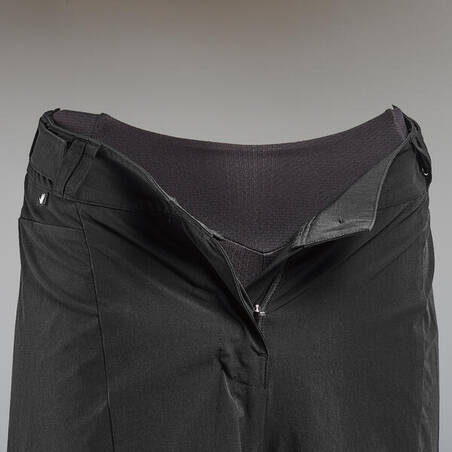 Celana Pendek Sepeda Gunung Wanita Expl 500 - Hitam