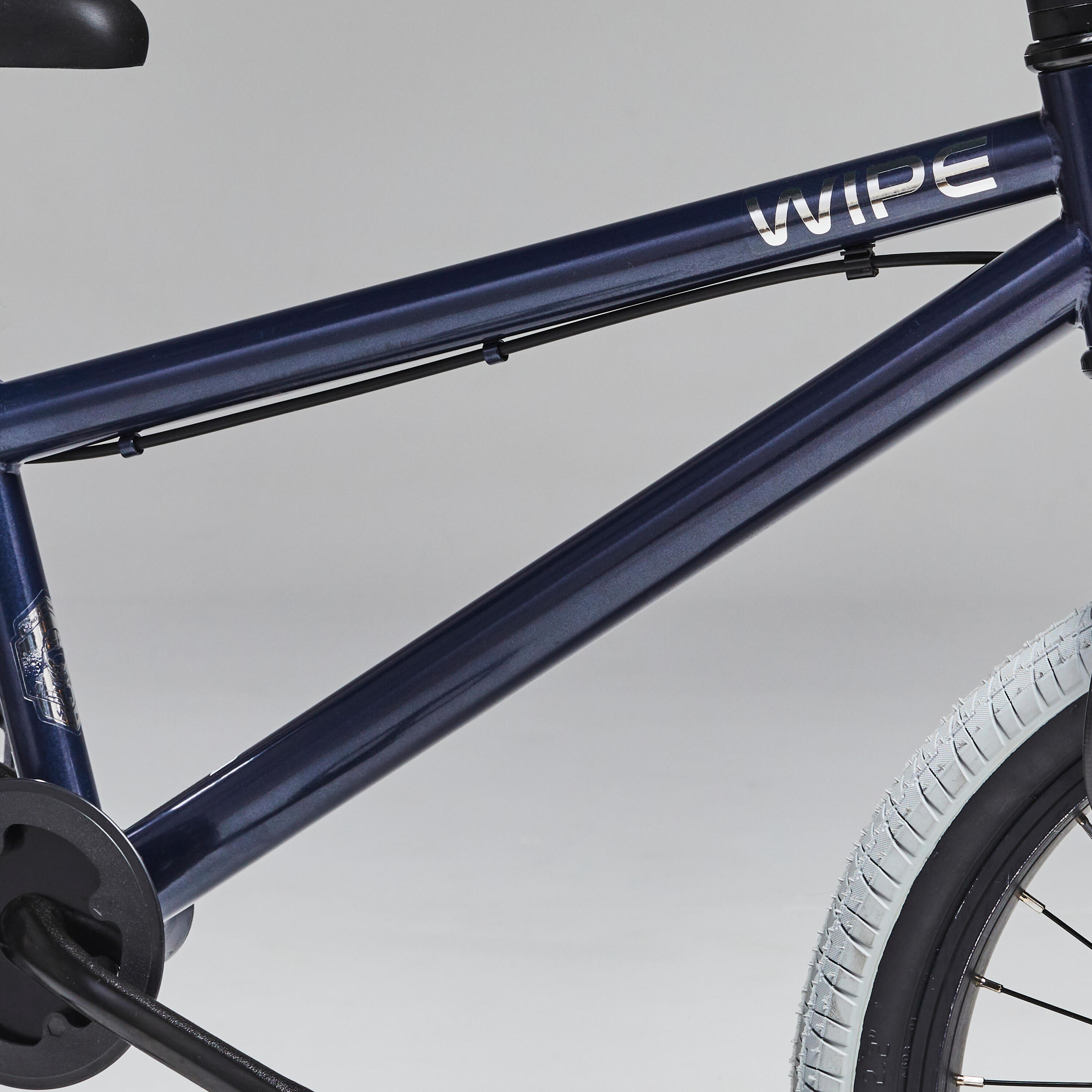 Kids' 18" 7-9 Years BMX Wipe 500 - Blue 12/15