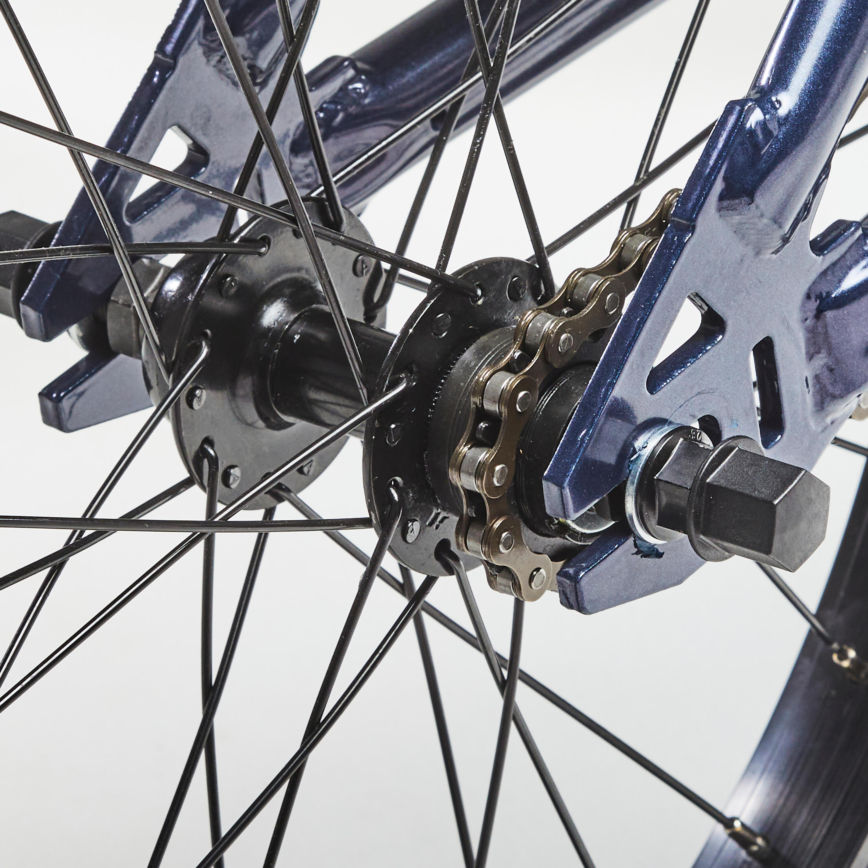 Kids' 18" 7-9 Years BMX Wipe 500 - Blue 9/15