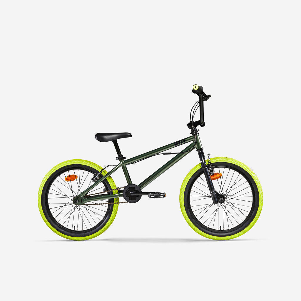 BMX de 20" verde para niños de 9 a 14 años Wipe 500
