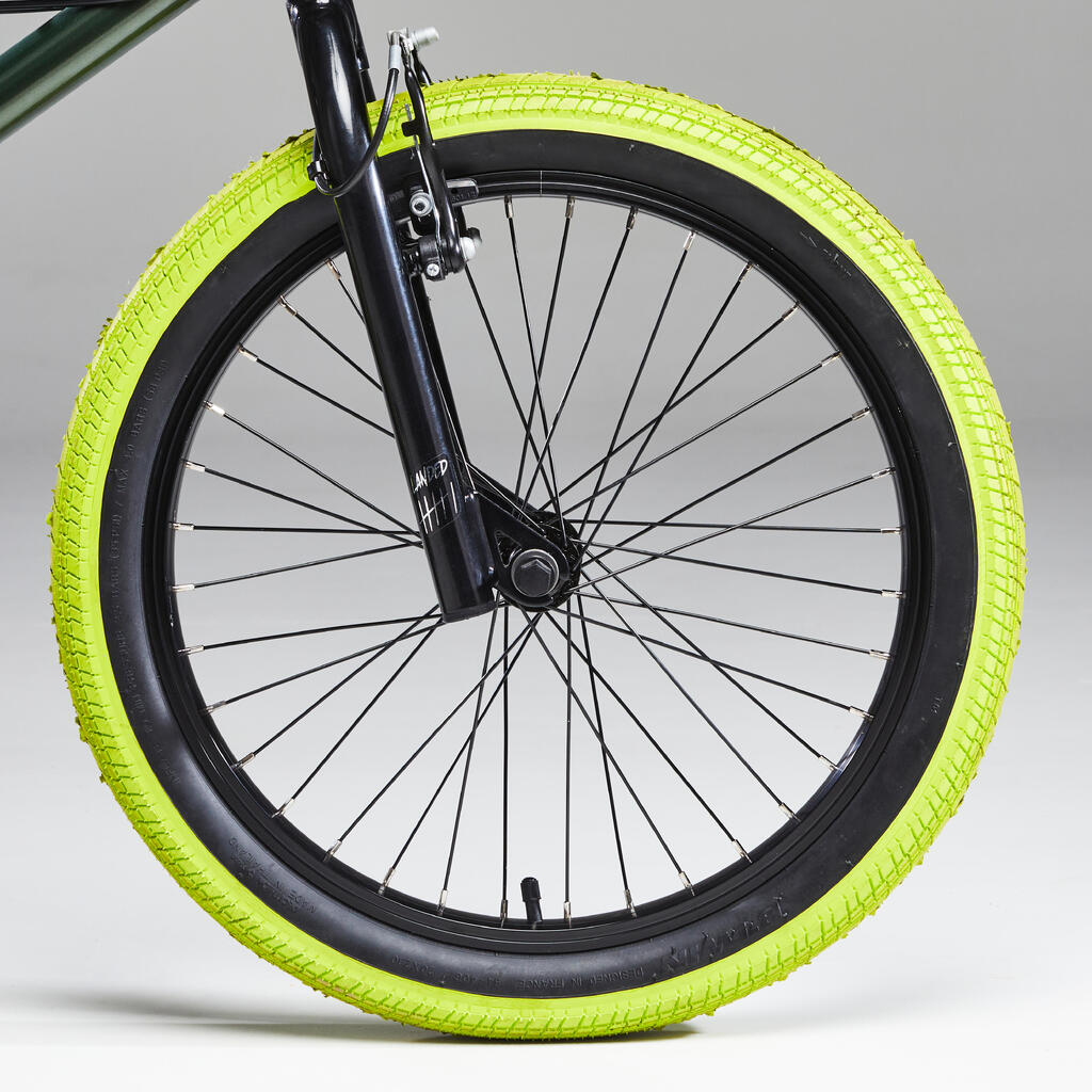 Bicicleta	BMX Btwin Wipe500 negro - verde