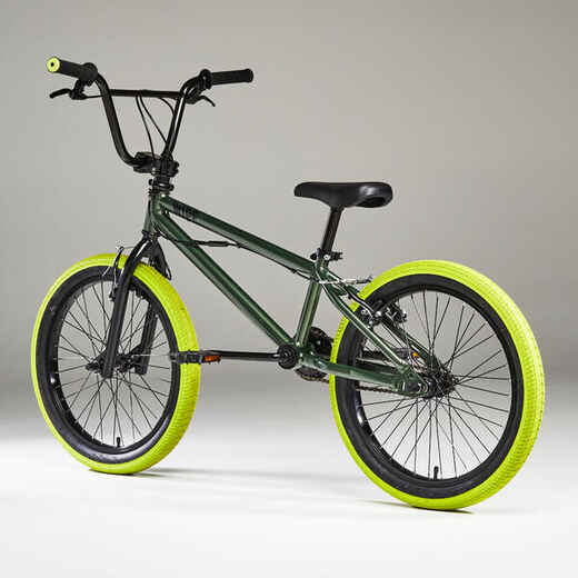 BMX de 20" verde para niños de 9 a 14 años Wipe 500