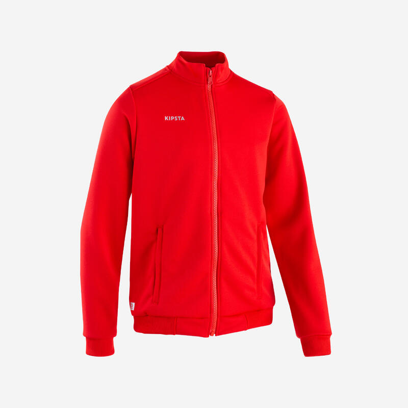 Jachetă Fotbal Essential Roșu Bărbați