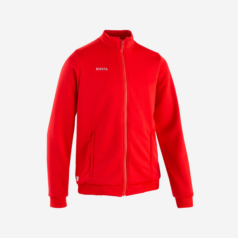 Damen/Herren Fussball Trainingsjacke - Essential rot