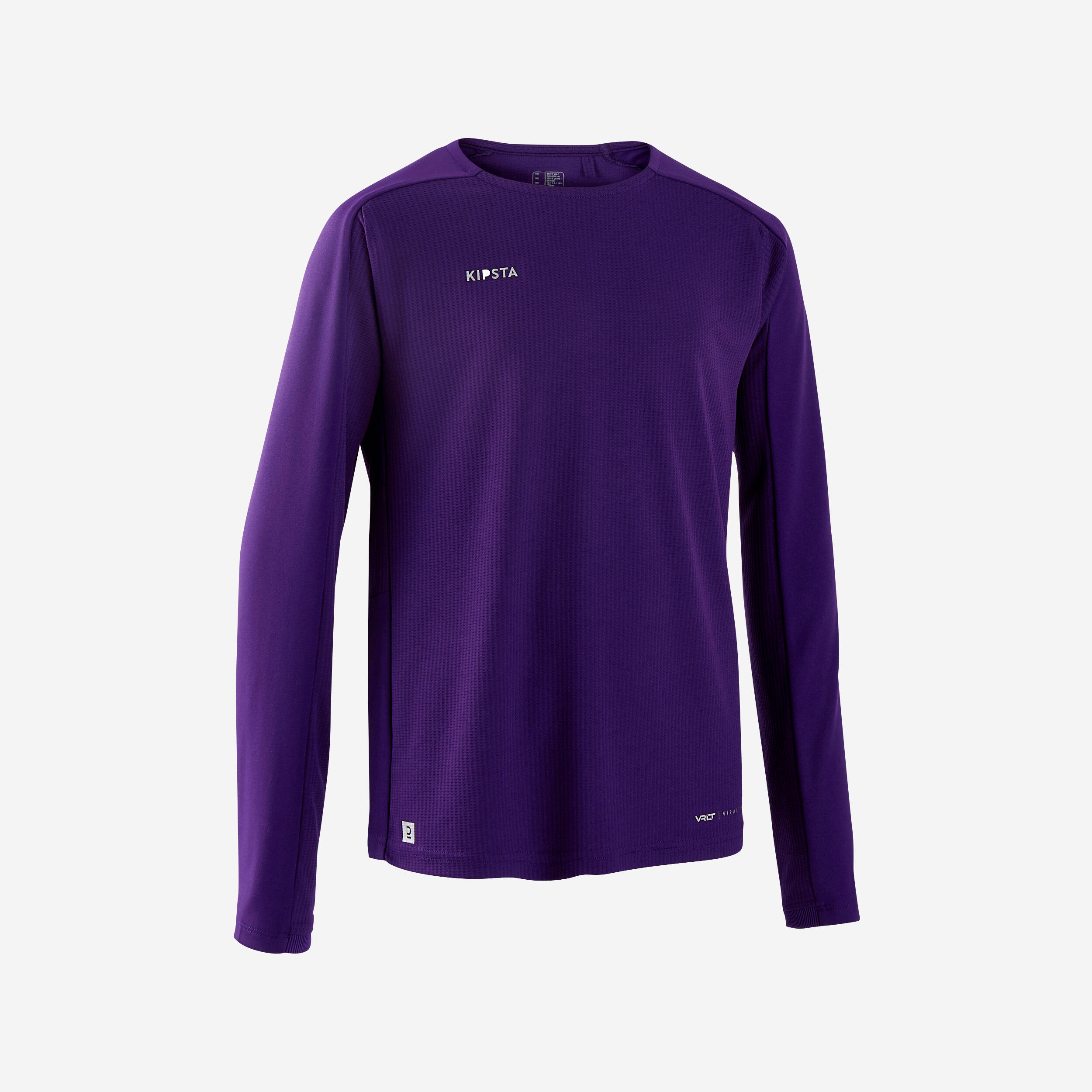 Kipsta - Maillot De Football Manches Longues Viralto Club Jr Violet - T-shirt Manches Longues - Football / Futsal / Sepak - Violet - 14 À 16 Ans - Decathlon