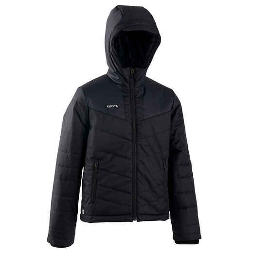 
      Kids' Short and Warm Football Jacket - Black
  