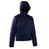 Kids' Short and Warm Football Jacket - Navy Blue