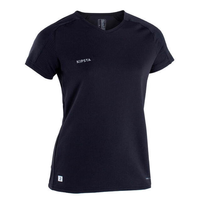 Mädchen Fußball Trikot - Viralto schwarz