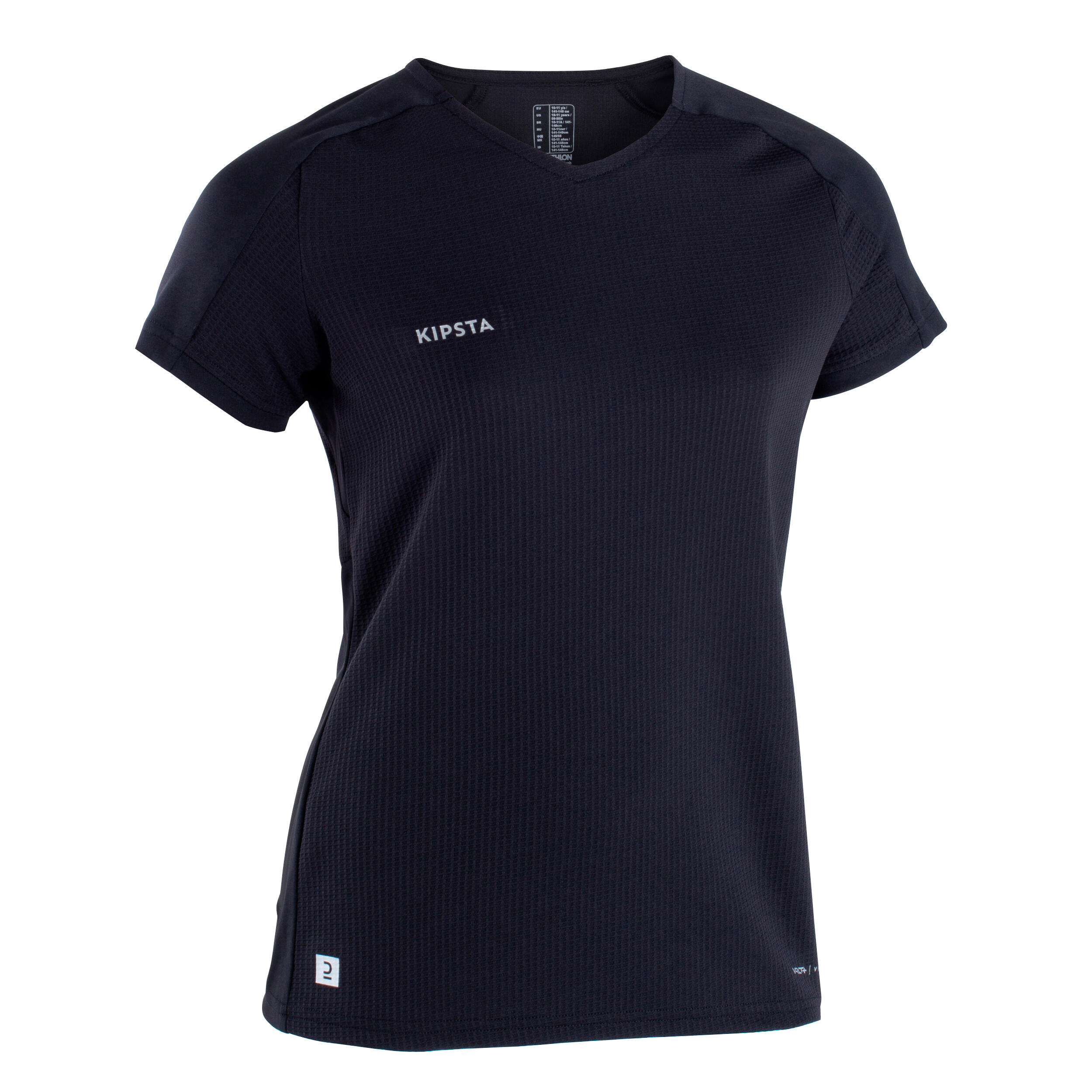 KIPSTA Girls' Football Shirt Viralto - Black