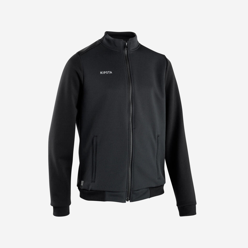 Football Training Jacket Essential - Black & Grey