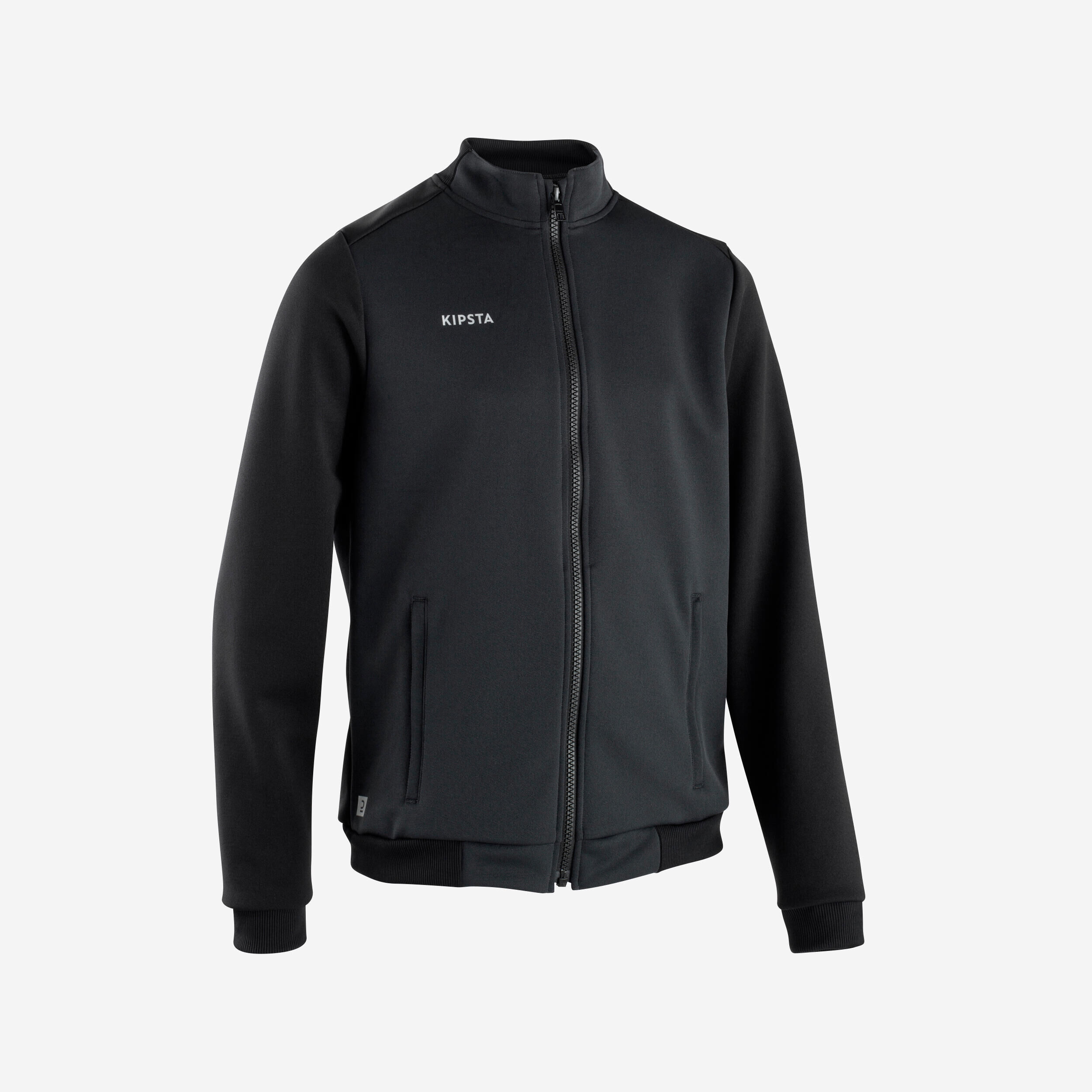 KIPSTA Football Training Jacket Essential - Black & Grey