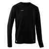 Kids' Long-Sleeved Football Shirt Viralto Club - Black