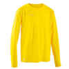 Majica dugih rukava za nogomet Viralto Club dječja žuta