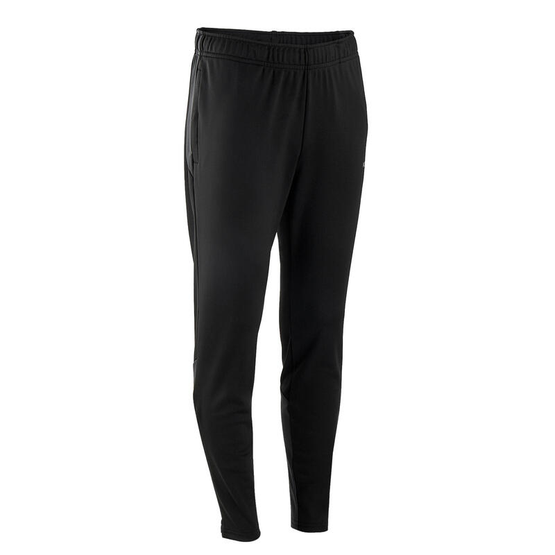 Pantaloni calcio bambino VIRALTO CLUB grigio-nero