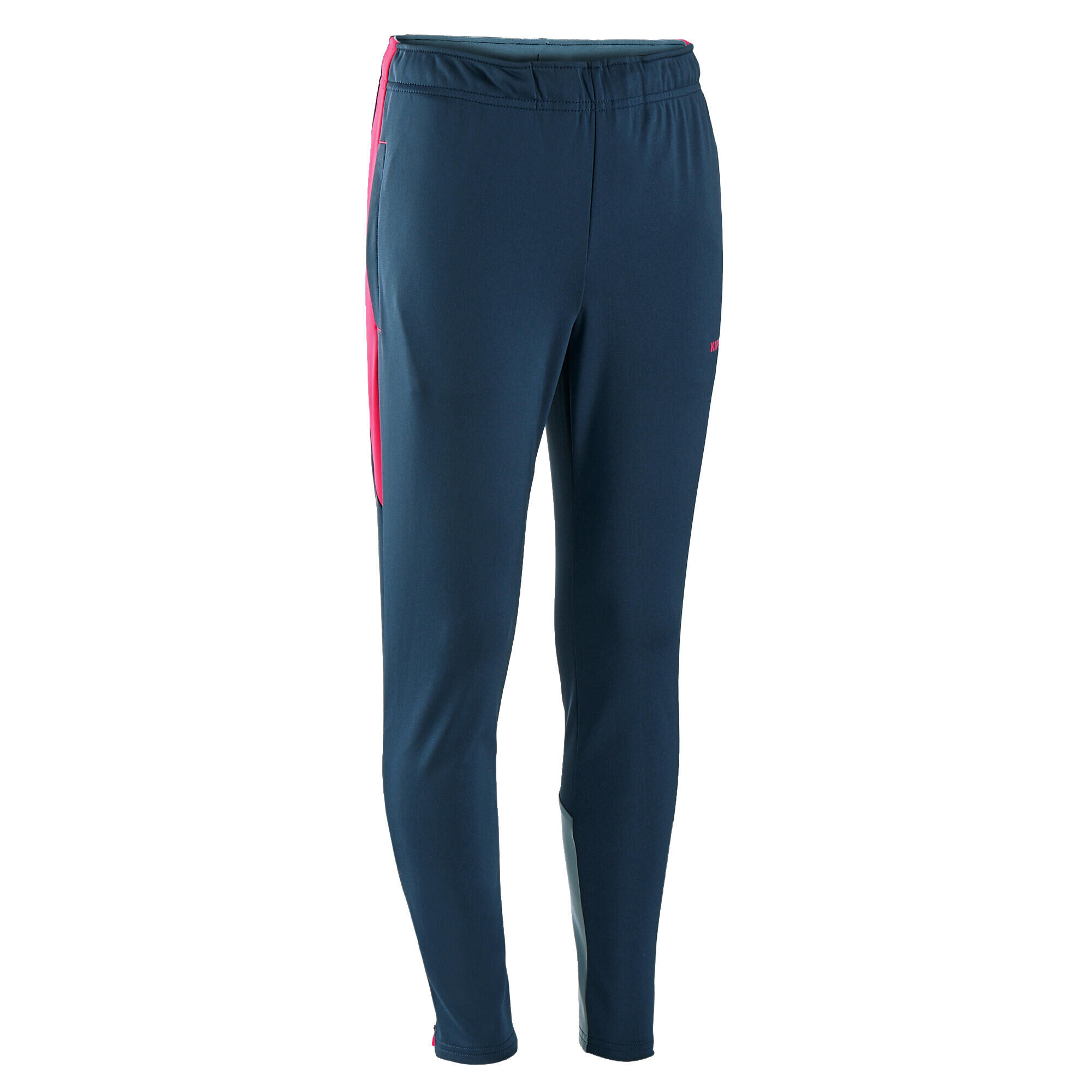 KIPSTA Football Bottoms Viralto Solo - Grey, Blue and Neon Pink