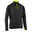 Kids' Football 1/2 Zip Sweatshirt Viralto Solo - Black/Grey/Neon Yellow.