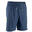 Short de football VIRALTO SOLO enfant ardoise et jaune fluo