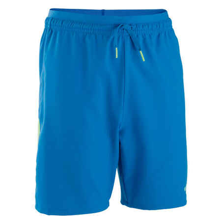 Kids' Football Shorts Viralto Solo - Blue/Yellow