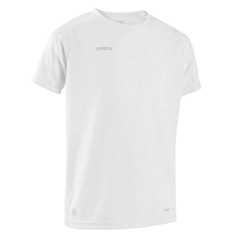 Kids' Short-Sleeved Football Shirt Viralto Club - White