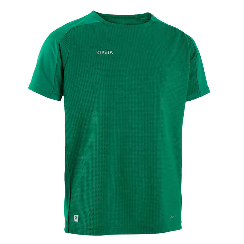 Fussballtrikot kurzarm VIRALTO Verein Kinder grün Fussballtrikot kurzarm VIRALTO Verein Kinder grün
