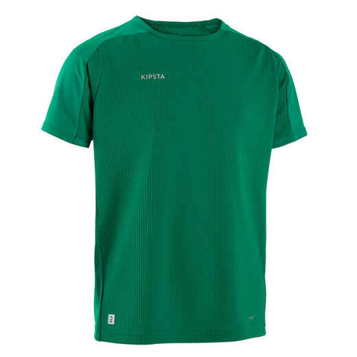 
      Majica kratkih rukava za nogomet Viralto Club dječja zelena
  