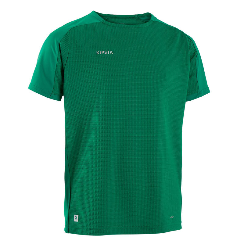 Voetbalshirt met korte mouwen voor kinderen Viralto Club kd groen