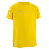 Žuta dečja majica kratkih rukava za fudbal VIRALTO CLUB