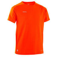 Narandžasta dečja majica kratkih rukava za fudbal VIRALTO CLUB