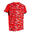 Voetbalshirt met korte mouwen Viralto Solo jungle rood/zwart