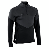 SWEAT DE FOOTBALL 1/2 ZIP FILLE VIRALTO NOIR