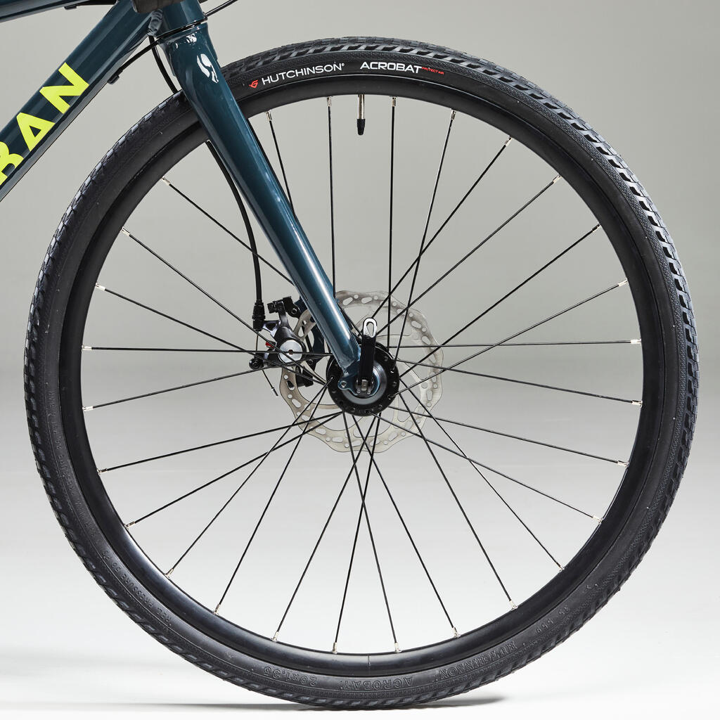 Laste gravel jalgratas 520, 26'', 9–12-aastastele, roheline