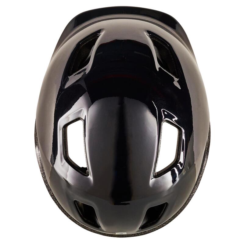 Dětská cyklistická helma 100 černá 