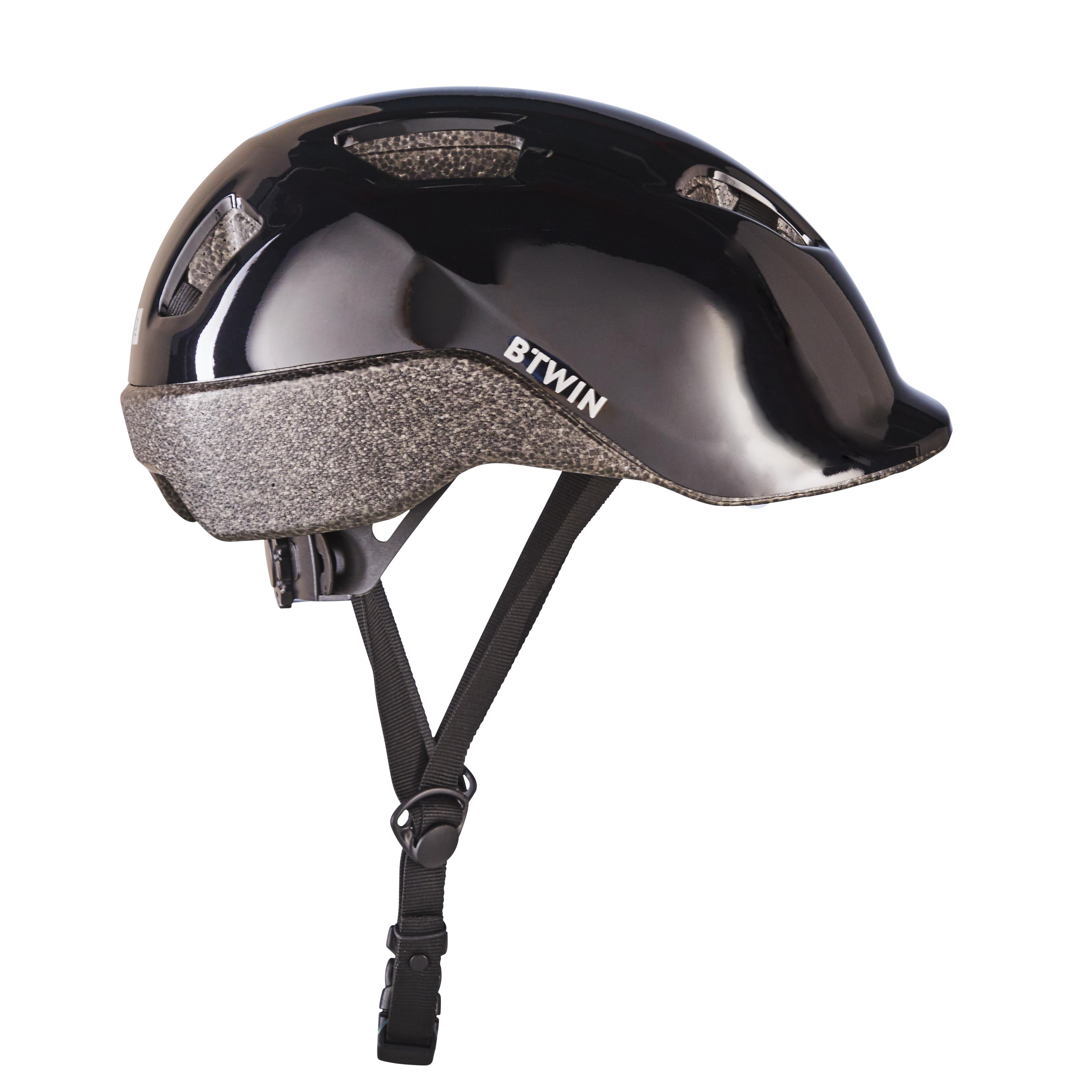 CASCO CICLISMO 100 NIÑOS NEGRO Decathlon