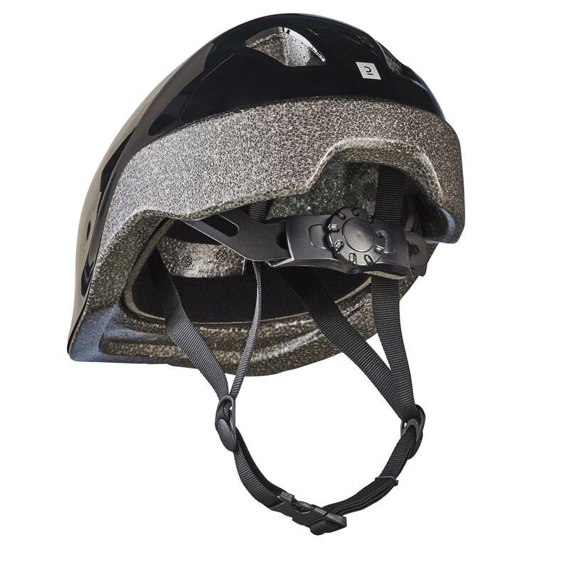 Casco bici bambino 100 nero