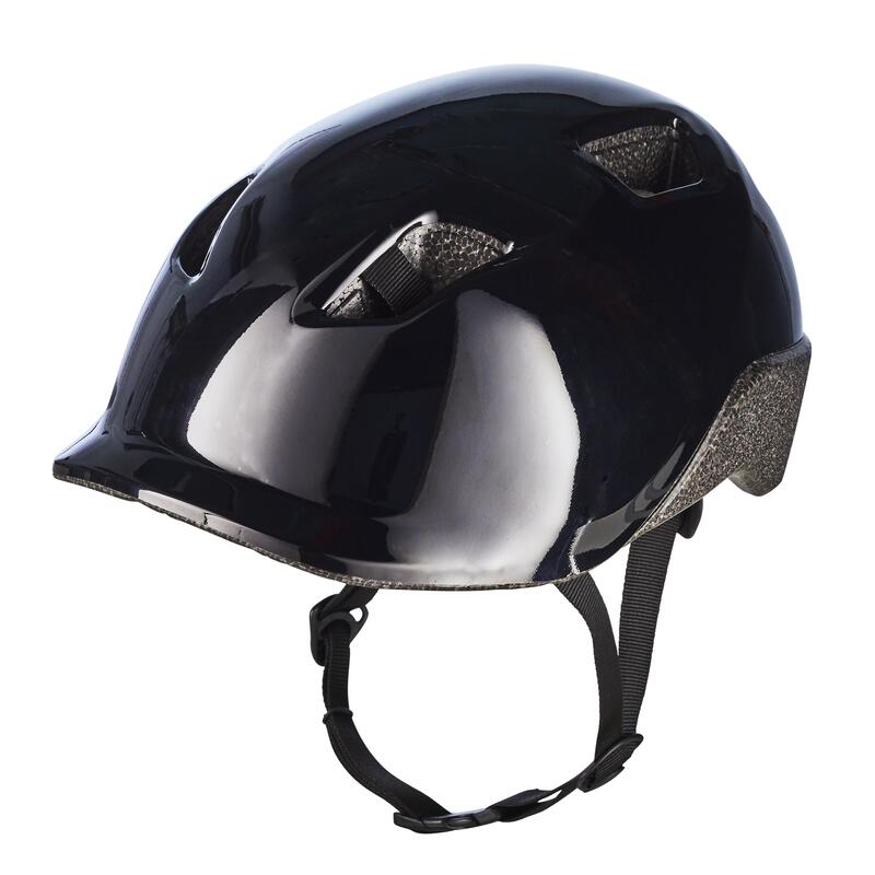 Dětská cyklistická helma 100 černá 