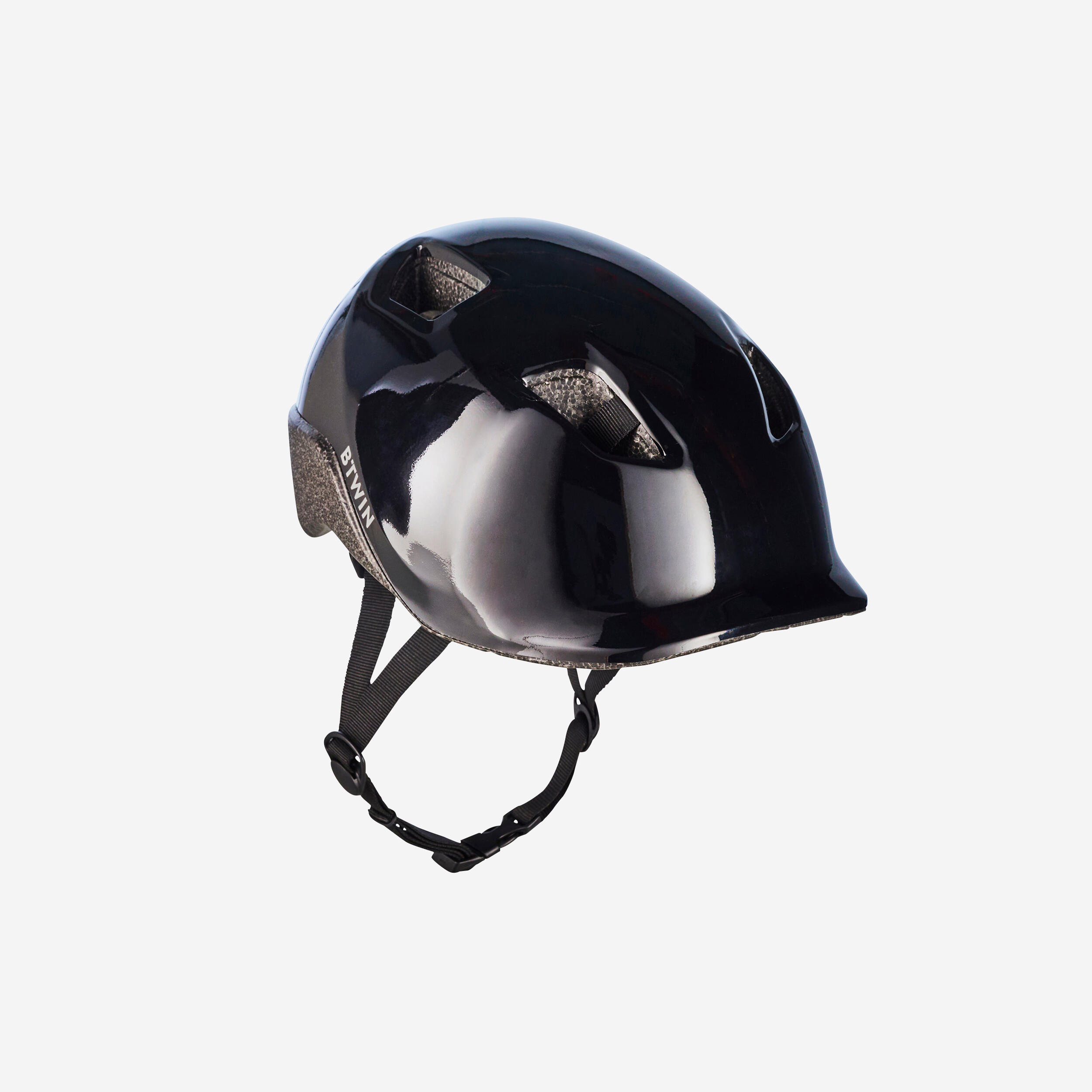 BTWIN Kids' Bike Helmet 100 - Black