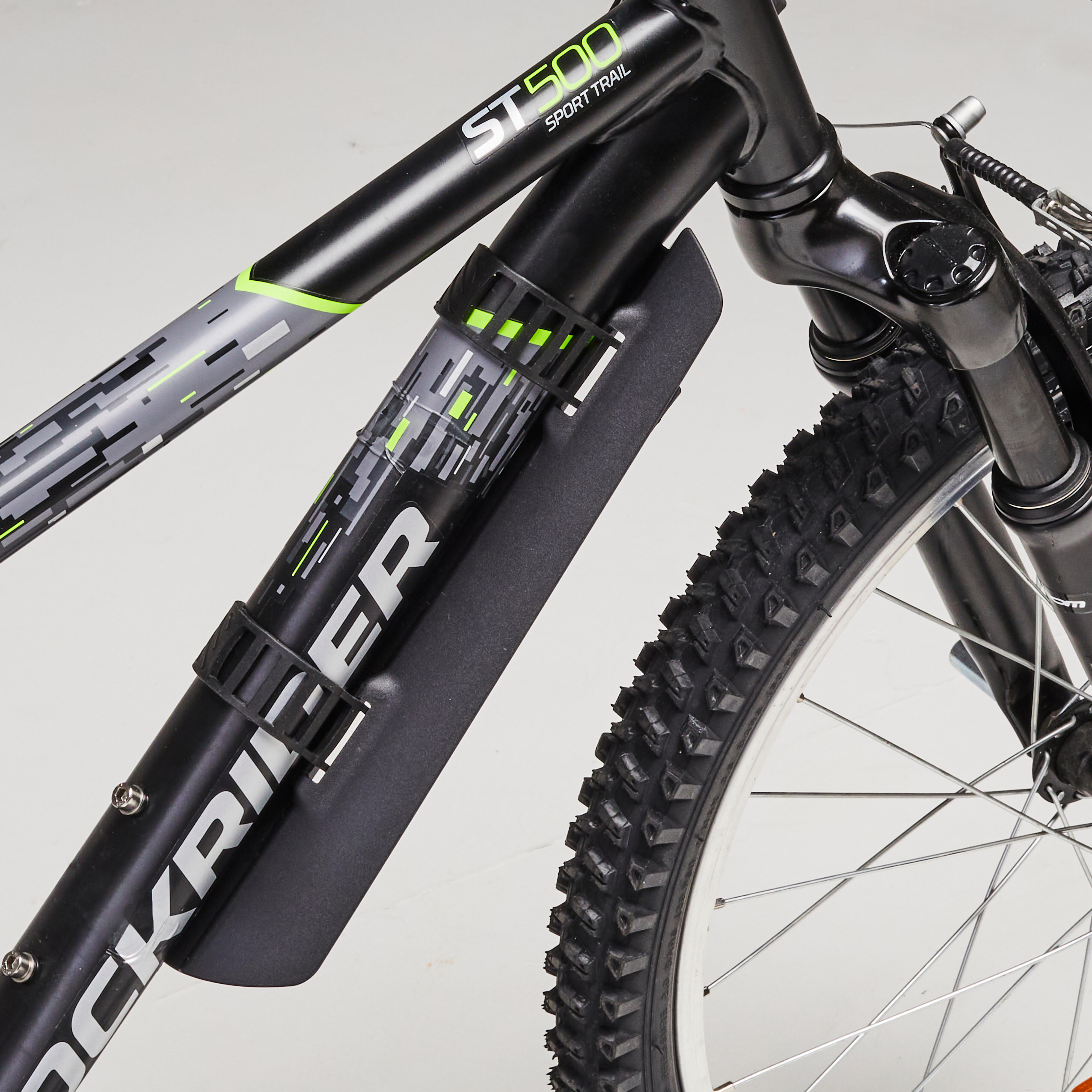 Mountain biking fender Kids black Btwin Decathlon