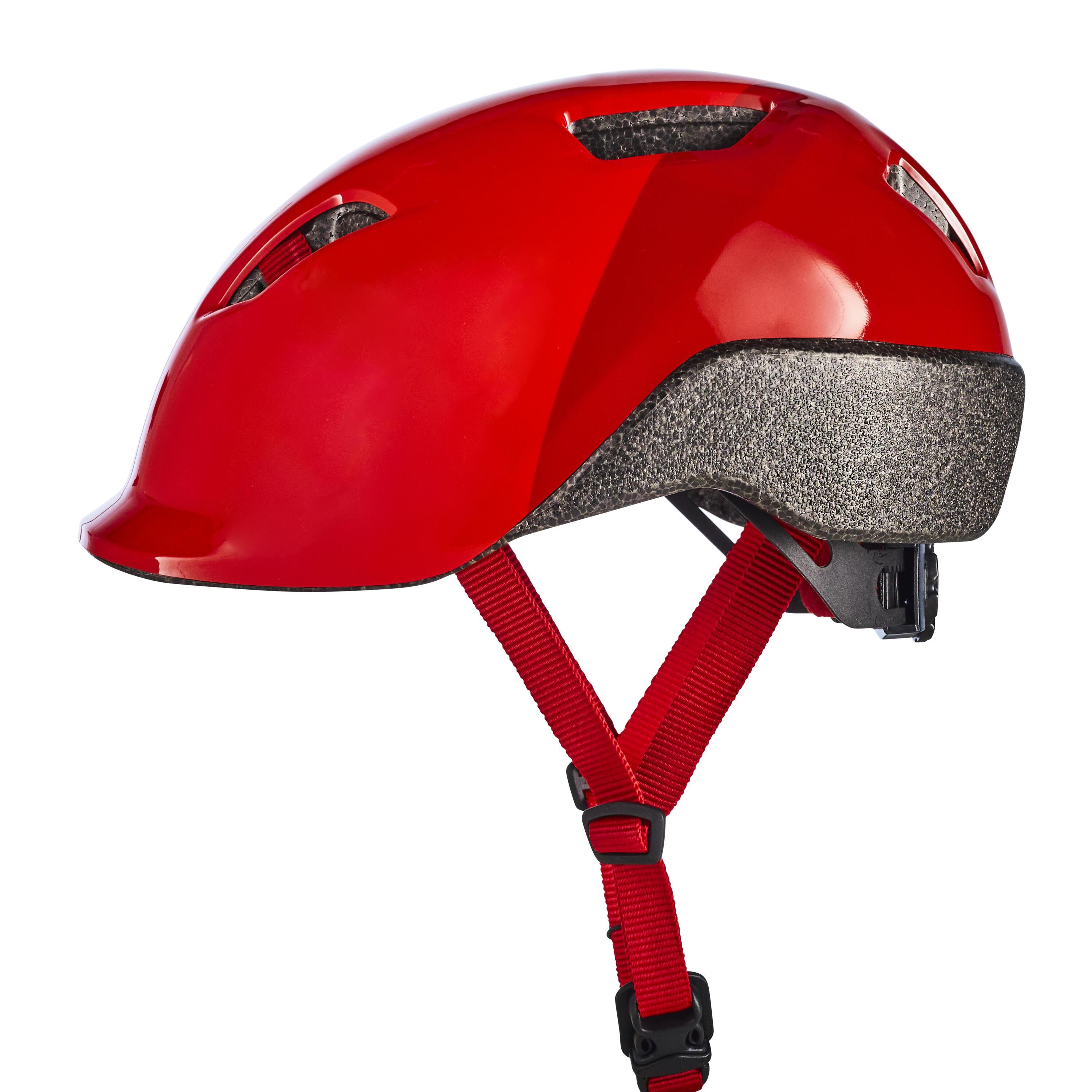 Casco Ciclismo 500 Niños Rojo 4/8