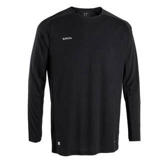 Adult Football Long-Sleeved Jersey Shirt Viralto Club - Black