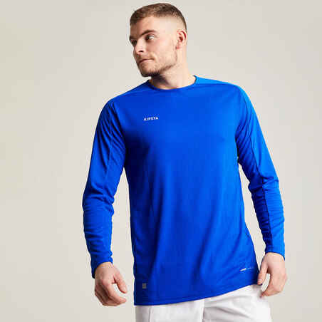 Futbolo marškinėliai ilgomis rankovėmis „Viralto Club“, mėlyni